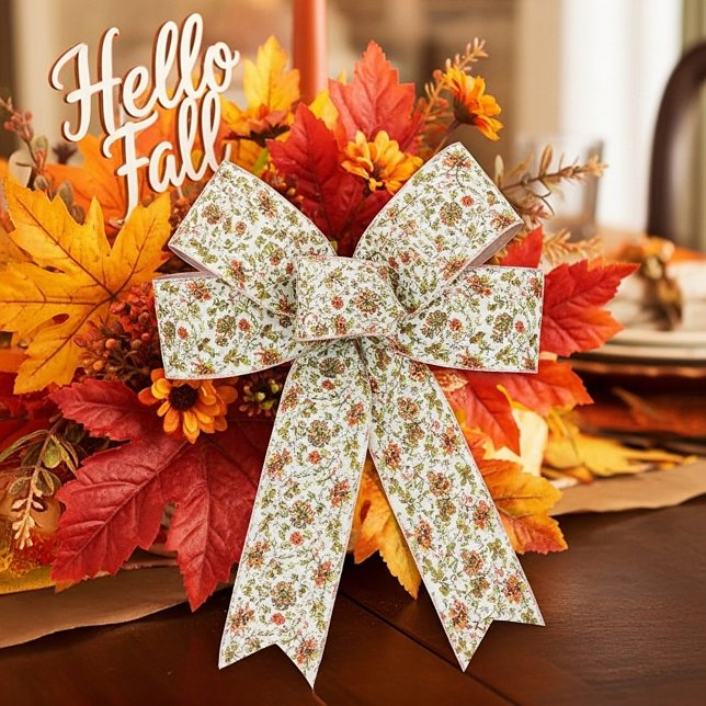 Elegantes, blumengeschmücktes Muster Satinband (Von Creator hochgeladen)