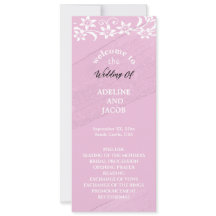 Elegantes, blumengeschmücktes Pink & White-Hochzei