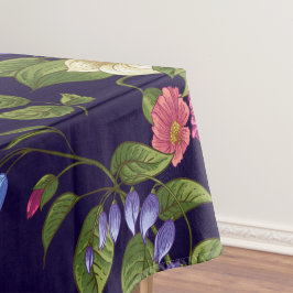 Elegantes, blumengeschmücktes Wasserfarbenmuster Tischdecke