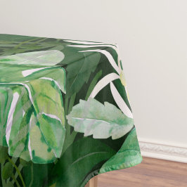 Elegantes, blumengeschmücktes Wasserfarbenmuster Tischdecke