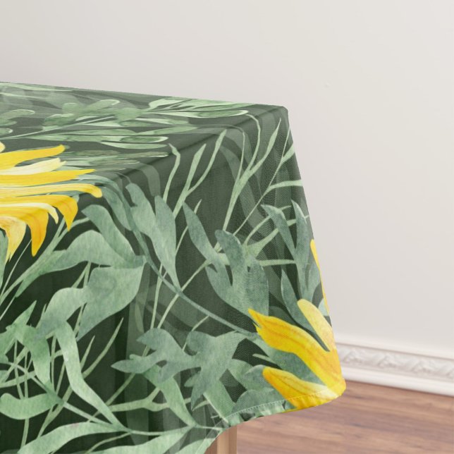 Elegantes, blumengeschmücktes Wasserfarbenmuster Tischdecke (Von Creator hochgeladen)