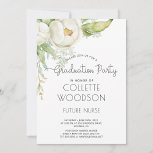 Elegantes Blumengymnastikstudio Einladung