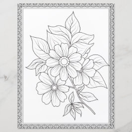 Elegantes Blumenkolorpapier