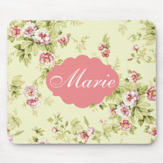 Elegantes Blumenmousepad Mousepad