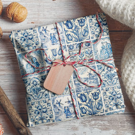 Elegantes Blumenmuseum Geschenkpapier Set