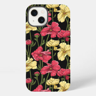 Elegantes Blumenmuster 2 iPhone Hülle