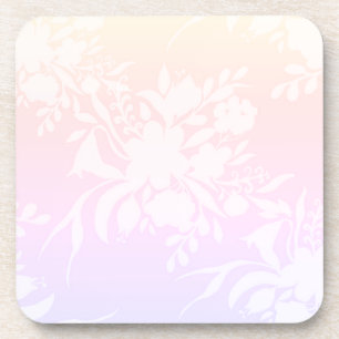 Elegantes Blumenmuster in Pastellfarben Laptop-Hül Getränkeuntersetzer