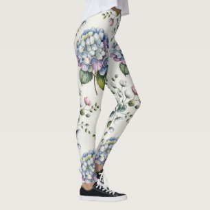 Elegantes Blumenmuster Leggings