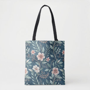 Elegantes Blumenmuster mit rosa und cremefarbenen