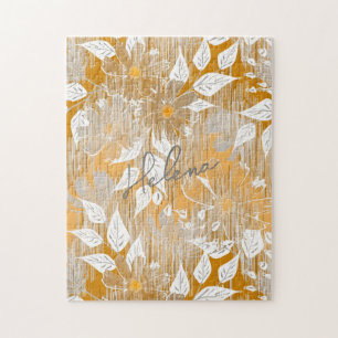Elegantes Blumenmuster. Puzzle