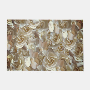 Elegantes Blumenmuster-Rose Petal-Muster Fußmatte