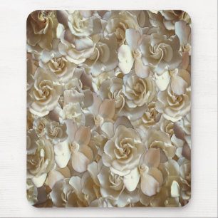 Elegantes Blumenmuster-Rose Petal-Muster Mousepad
