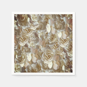 Elegantes Blumenmuster-Rose Petal-Muster Serviette
