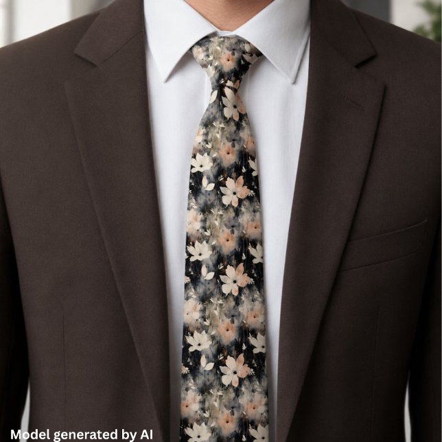 Elegantes Blumenmuster Trend Botanisch Krawatte (Von Creator hochgeladen)