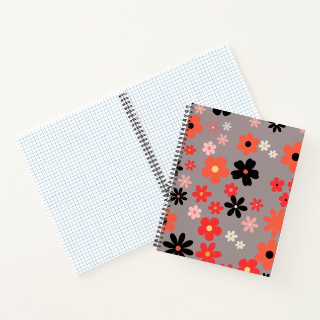 Elegantes BlumenNotebook Notizbuch (Innenseite)