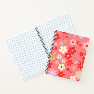 Elegantes BlumenNotebook Notizbuch