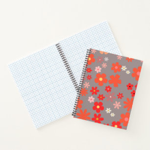 Elegantes Blumennotizbuch Notizbuch
