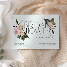 Elegantes Blush Modernes Brautparty mit Blumen