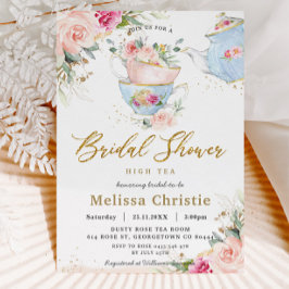 Elegantes Blush Party Brautparty Einladung