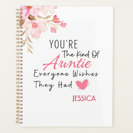 Elegantes Blush Personalisiertes Tantchen Geschenk Planer