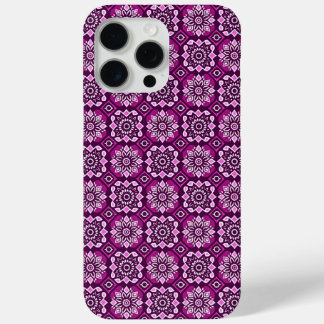 Elegantes Boho Chic Geometric Floral Pattern Case-Mate iPhone Hülle