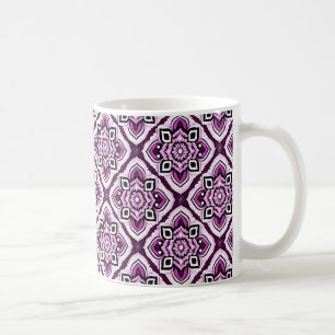 Elegantes Boho-Chic-Mandala-Blumenmuster Kaffeetasse
