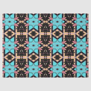 Elegantes Boho Mystical Mosaic Geometric Muster Seidenpapier