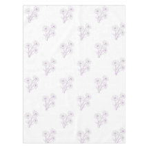 Elegantes Boho-Vintage-Lila-Blumenmuster-Frühling