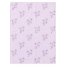 Elegantes Boho-Vintage-Lila-Blumenmuster-Frühling
