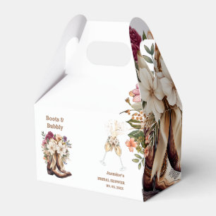Elegantes Boho Western Cowboy Brautparty Geschenk Geschenkschachtel