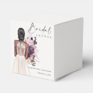 Elegantes Boho White Wedding Gown Brautparty Geschenkschachtel