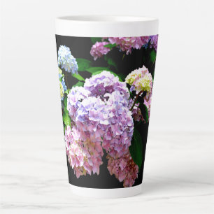Elegantes bohrosa lila blaues Blumen Best Mama Eve Milchtasse