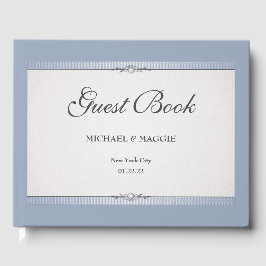 Elegantes Border Wedding Guest Book Gästebuch