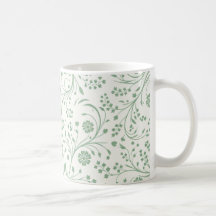 Elegantes botanisches Blumenmuster – Minimale Natu