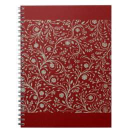Elegantes botanisches Blumenmuster – Minimale Natu Notizblock