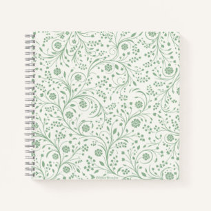 Elegantes botanisches Blumenmuster – Minimale Natu Notizbuch
