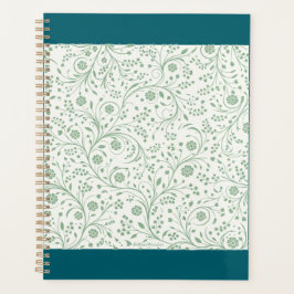 Elegantes botanisches Blumenmuster – Minimale Natu Planer
