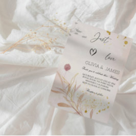 Elegantes botanisches Brautparty Party Herbst Einladung