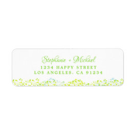 Elegantes botanisches Grünes Blätter