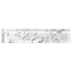 Elegantes botanisches Hängeregister-Set Namensplakette