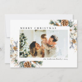 Elegantes Botanisches Klassisches Foto Weihnachten