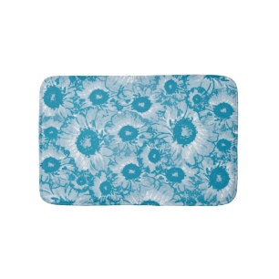Elegantes botanisches Muster Badematte