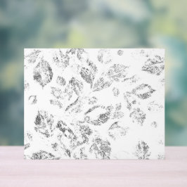 Elegantes botanisches Ordner-Set Acrylschild