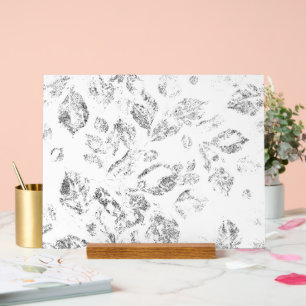 Elegantes botanisches Ordner-Set Acrylschild