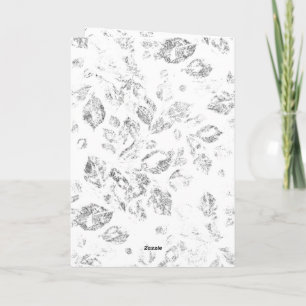 Elegantes botanisches Ordner-Set Feiertagskarte