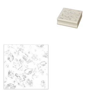 Elegantes botanisches Ordner-Set Gummistempel