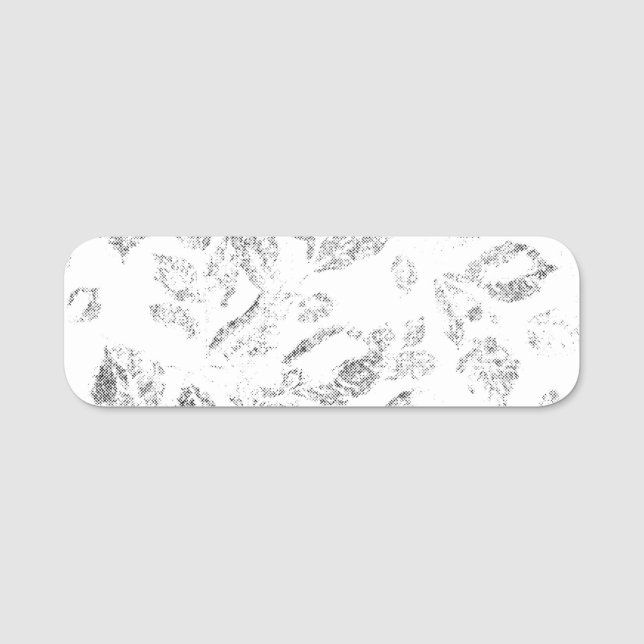 Elegantes botanisches Ordner-Set Namensschild (Vorderseite)