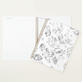 Elegantes botanisches Ordner-Set Planer