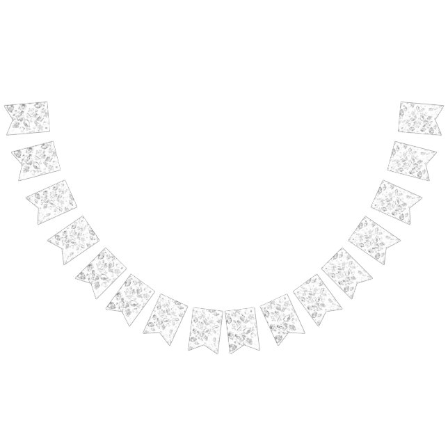 Elegantes botanisches Ordner-Set Wimpelkette (Alle)