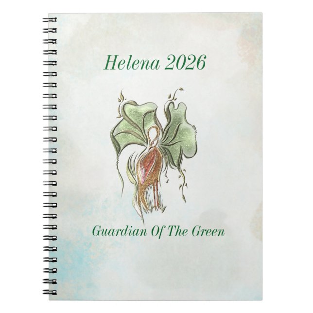 Elegantes botanisches Vogel-Motiv  Notizblock (Vorderseite)